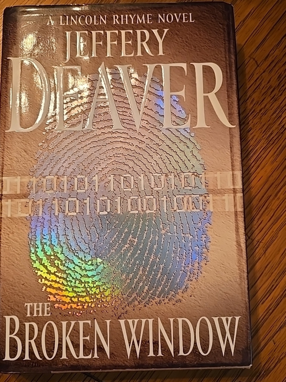 Jeffery Deaver "The Broken Window" Hardcover